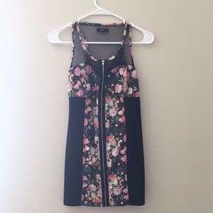 Floral bodycon dress